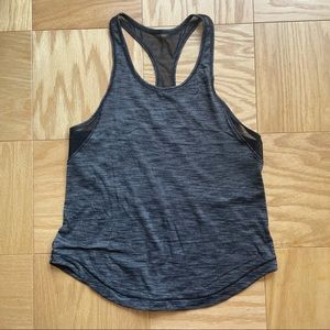 BUNDLE: Lululemon Sleeveless Black/Grey Tops - x3